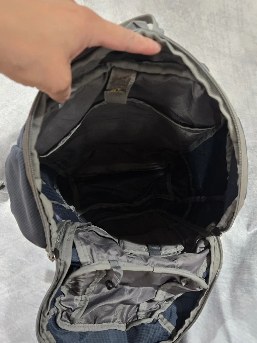Ozark Trail Navy and Gray Men's Outdoor Backpack